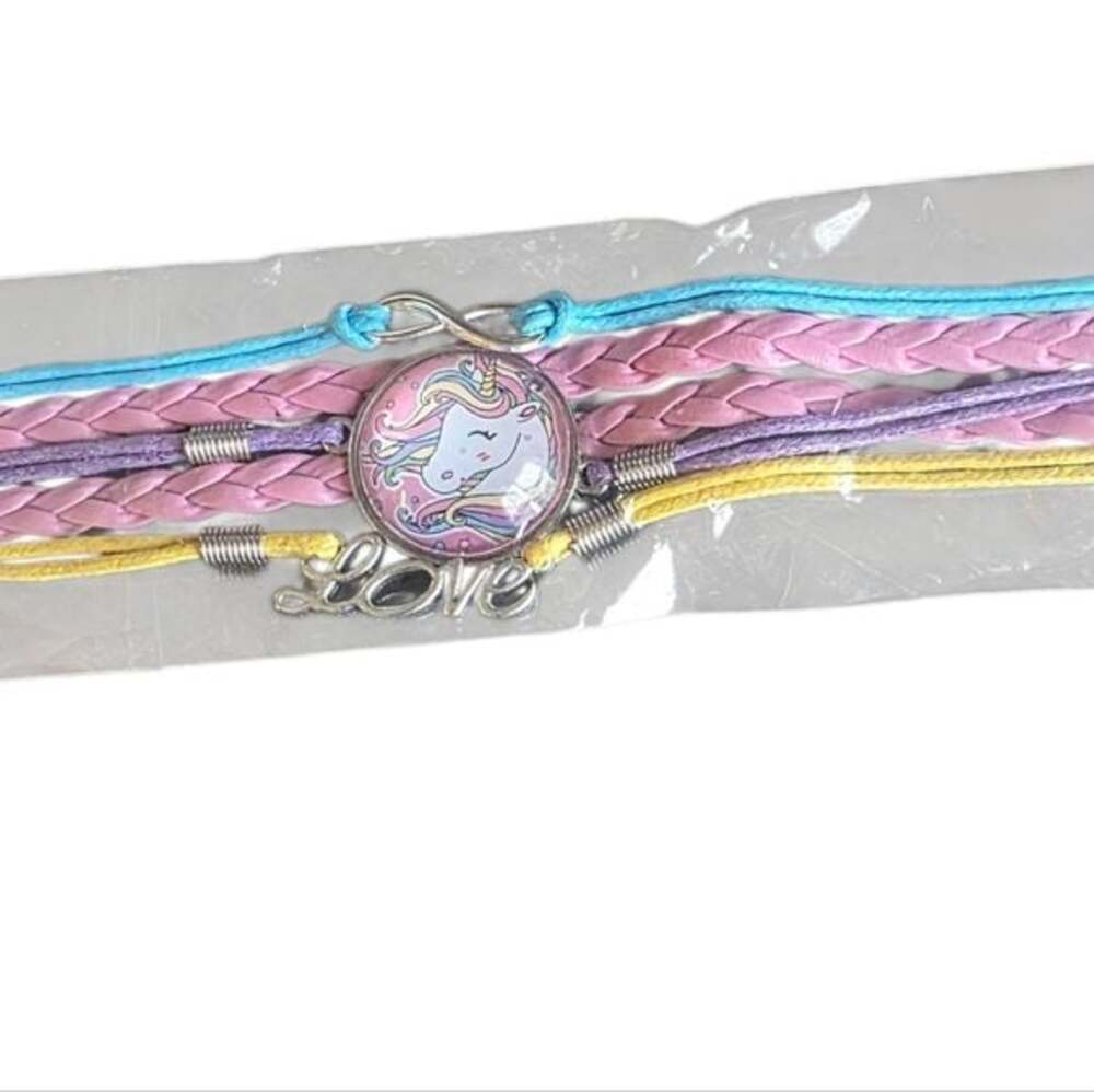 Colorful Unicorn Bracelet Set for Kids